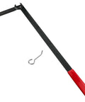 Beefy Heavy Duty Serpentine Belt Removal Tensioner Tool for Mini Cooper S R52 R53 and BMW W11, steel with red grip.