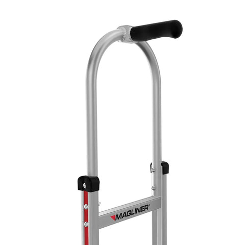 Heavy Duty Single Grip Hand Truck Handle Replacement With Ergonomic Black Cushion Grip And Rugged Aluminum Frame Built Tough As Nails For Serious Warehouse Hustle