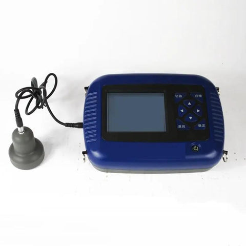 Top Shelf Stud Finder Wall Scanner And Concrete Rod Position Meter Featuring Quick Lock Sensors and Rugged Cable Plugs view with handheld scanner.