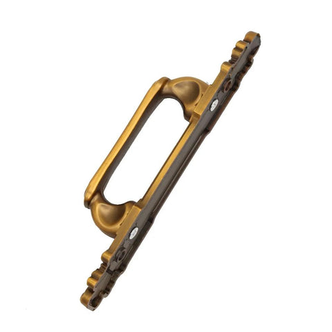 European Style Barn Door Handle Antique Metal Pull For Sliding Doors And Cabinets And Cupboards, Durable Alloy Construction, Side View