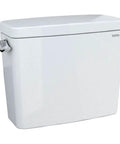 Drake 1.28 GPF Toilet Tank With Washlet Plus Auto Flush Compatibility Cotton White for a modern bath setup