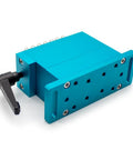 Flexible CNC Claw Fixture Made From SUS Stainless Steel 30x79mm for Laser Marker, 67-Pin Clamp With Blue Finish, Ultra Durable Precision Jig For Milling And Laser Engraving.