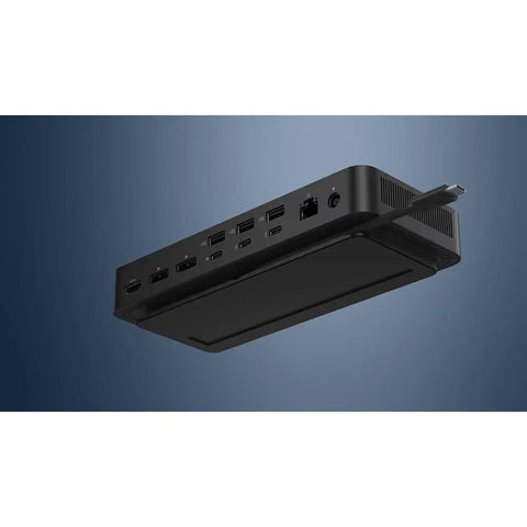 Smooth As Butter Thunderbolt 5 Docking Station Featuring 12 Versatile Ports And Quad Monitor Support showing rear connectivity options.