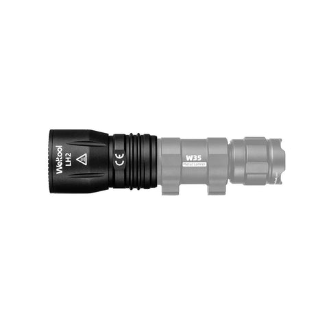 LH2 High Density Infrared LED Light Head With Single Mode Throwing Beam For W35 W65 BB3 BB6 And Surefire M600DF Bodies Black