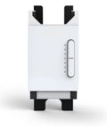 Game Changing Smart Dimmer Switch Crafted For Single Pole Circuits Featuring Effortless Wifi Linkup And Voice Commands Via Alexa Or Google Home, front view showing touch panel.