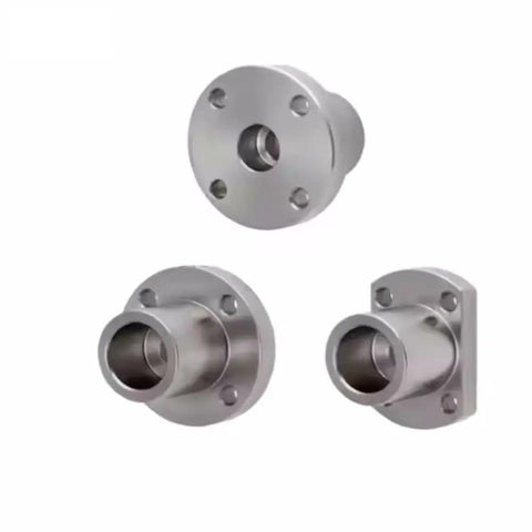 Pro Grade Long Sleeve Round Flanged Mount Shaft Supports For Linear Motion Automation Components Oval 13mm Diameter