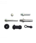 Premium Motorcycle Front And Rear Brake Caliper Repair Kit With Pins, Springs And Pads For Off Road Dirt Bikes, Delivers Strong Braking, Easy Fit, Durable Construction, Ideal Upgrade For Caliper Maintenance And Braking Stability, brake caliper parts on white background