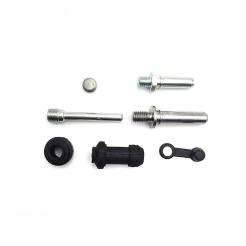 Premium Motorcycle Front And Rear Brake Caliper Repair Kit With Pins, Springs And Pads For Off Road Dirt Bikes, Delivers Strong Braking, Easy Fit, Durable Construction, Ideal Upgrade For Caliper Maintenance And Braking Stability, brake caliper parts on white background