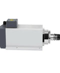 Bulletproof Heavy Duty Servo Spindle Motor With Constant Torque Flange Mount And Water Cooled System For Quiet Machine Tool Work featuring smooth shaft transmission.