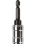 Flexible Impact Bit Holder 12 Inch Built For High Torque Driving Reaches Deep In Tight Spots With Beefy Steel Magnetic Quick Change Design