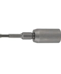 Heavy-Duty Sds Plus Hammer Drill Ground Rod Driver Bit Forged Steel 65mm tool for T post stake driving and installation.