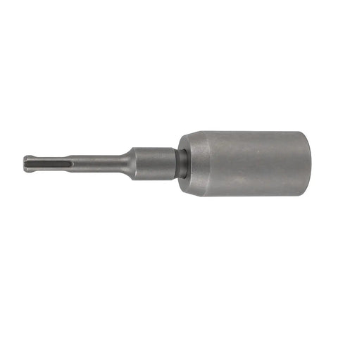 Heavy-Duty Sds Plus Hammer Drill Ground Rod Driver Bit Forged Steel 65mm tool for T post stake driving and installation.