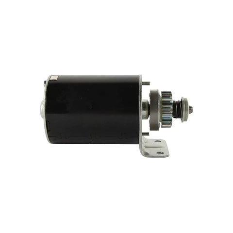 Side view of Starter And Alternator 5777N Replacement For 12V PMDD CCW Rotation with 14 Teeth Gear and 8mm Mounting Holes