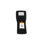 Portable Leeb Hardness Tester Digital Metal Gauge For Steel Aluminum Copper Testing Features Seven Snap On Impact Probes back view with battery compartment