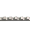 One Eighth Inch Keyway Broach For CNC Milling And Cutting, Workhorse HSS High Speed Steel Tool With Shim, side view