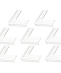 8Pcs Silicone Corner Bumpers For Furniture And Table Edges Easy Install Anti Collision Guards Safe Baby Proofing Protectors Transparent