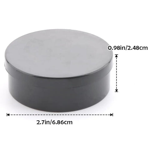 Black container of Pro Grade Watch Gasket Grease Silicone Lubricant For O-Rings And Case Backs, 2.7in diameter, 0.98in height