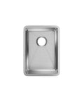 Undermount Bar Sink Built Tough In 18 Gauge Stainless Steel 13.5 Inch By 18.5 Inch By 9 Inch Single Bowl Type 304 Durability Quiet Rinse