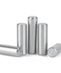 Five stainless steel cylindrical pins, 50 Pcs M1x6mm Cylindrical Pin Locating Dowel Stainless Steel 304 Fixed Shaft Solid Rod For Precision Alignment.