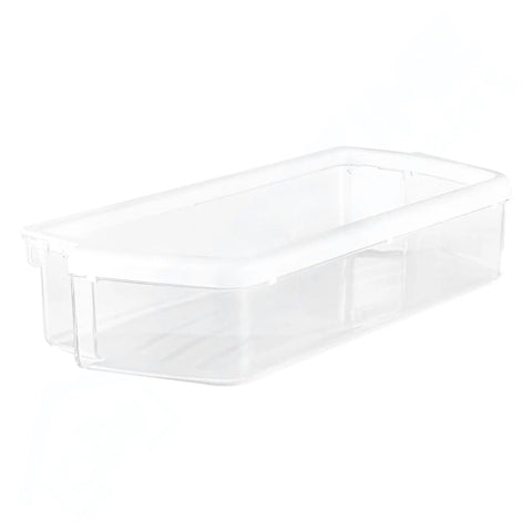 Upgraded Clear Door Shelf Bin For WPW10321304 Refrigerator Replacement Part Durable Easy Install Fit Keeps Fresh Food Organized Clear Plastic Bin Easy To Install In Seconds
