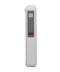 Mini Ups Battery Backup For WiFi Router And Modem 8000 Mah Uninterruptible Power Supply side view with power status indicators.