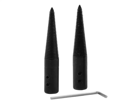 Two-Piece One Half Inch Tapered Spindle Motor Arbor Adapter For Bench Grinder Polisher Buffing Arbor Left And Right With Removal Wrench