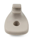 Sun Visor Clip Buckle Replacement Retainer For Jeep Compass 2010-2017 And Patriot 2010-2017, Dodge Caliber 2010 Beige ABS Plastic.