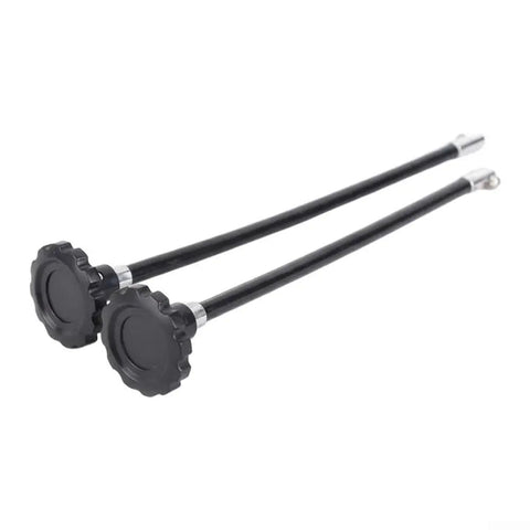 Equatorial Mount Trimmer Rod Replacement For 80DX EQ1 EQ2 Telescopes Anti Slip Aluminum Alloy Slow Motion Lever With Safety Lock Pro Grade Fine Adjustment Knob For Precise Astronomy Tuning And Smooth Tracking, black rod set
