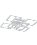 Square LED Ceiling Light For Living Room And Bedroom 96W Cool White 6000K 23.6 Inch Flush Mount Fixture Energy Saving