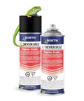 Two cans of Copper Graphite Anti-Seize Aerosol Lubricant For Nuts Bolts Pipe Fittings Valves And Machinery with green lizard on top