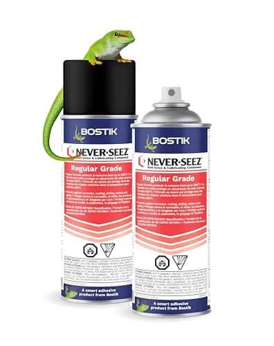 Two cans of Copper Graphite Anti-Seize Aerosol Lubricant For Nuts Bolts Pipe Fittings Valves And Machinery with green lizard on top