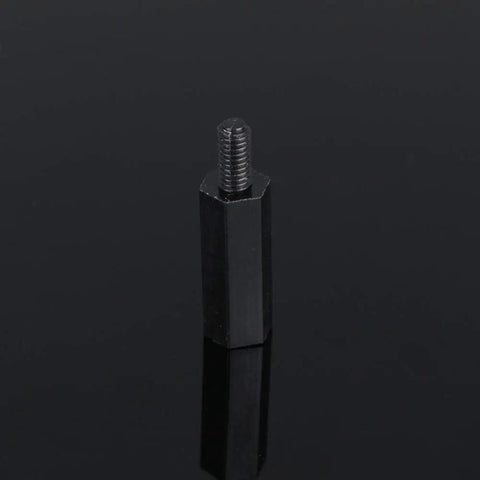 Nylon Black M3 Hex Standoff Spacer Kit With 180 Pieces In Durable Plastic Storage Case For Electronics Makers Diy Hobbies And Computer Assembly Ideal For Home Workshops Robotics Mods Diy Electronics Computer Modding And Hobby Box Organization.