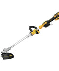 20V Max String Trimmer Kit with 5Ah Battery and QuickLoad Spool, foldable design, 14-inch cutting swath, front view