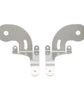 Left And Right Adjustable Stainless Steel Chrome Fog Light Mounting Brackets For Mini R50 R52 R53 2001 To 2006 Replacement Predrilled 2 Pack