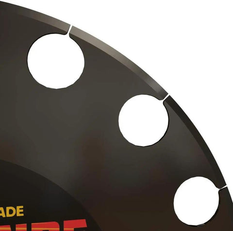 Close-up view of the CenterFire 7.25 Inch Circular Rigid Foam Blade for EPS XPS and Polyiso Insulation, Made in USA CC52-1507.