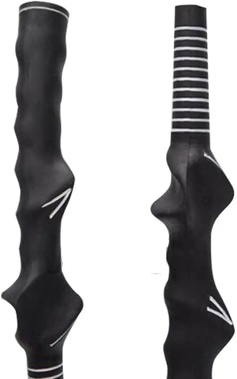 Right Hand Golf Training Grip For Beginners Practice Aid To Improve Swing Mechanics Grip Confidence And Finger Placement For RH Golfers Durable Black And White Swing Trainer Accessory