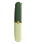 Stainless Steel Fruit Peeling Knife With Double Head For Kitchen And Outdoor Use, featuring a green handle, portable design.