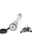 Stainless Steel Locking Hitch Pin With Dust Cover For Trailers, Fits 2-Inch, 2.5-Inch And 3-Inch Receiver Hitches, with keys