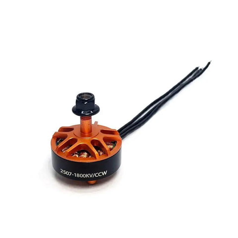 4 Pack 2507 Brushless Motors 1800KV 3 To 6S For 5 To 7 Inch FPV Racing Quadcopter Drones Spare Parts High Performance Upgrade With Durable Copper Windings And Reliable Thrust, single motor close-up.