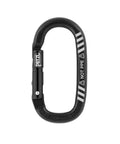 Mino Accessory Carabiner For Gear Organization And Tool Management On Harnesses oval shape with Keylock nose, black color