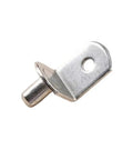 Close-up of sturdy metal support pin from Heavy Duty Shelf Brackets For Cabinets And Shelves, Solid Steel Construction