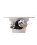 Side view of 4 Pack 4 Inch Color Temperature Select LED Recessed Trim Downlights Retrofit Kit For Can Lighting Upgrade A No Brainer Replacing 65W Incandescent With Integrated LED