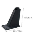 Adjustable Aluminum Cabinet Feet With Anti Slip Design, shown at 3.6 inch height, side view of durable furniture leg.