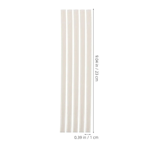 Grab These Top Shelf White Plastic Welding Rods Perfect For Quick Auto Bumper Fixes And Smooth Repair Kits That Make DIY Car Work A Total Breeze With 40 Pieces Included, 9.04 inch length.