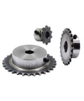 ZqRfJm Heavy Duty 15 Tooth 04C Sprocket With M5 Screw Hole For Industrial Machinery Transmission Gear on display.