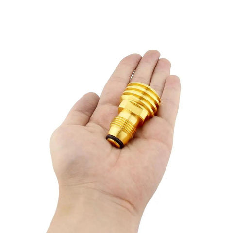Solid Brass Propane Tank Adapter Converts POL LP Service Valve To QCC1 Type1 Hose Or Regulator No Fuss Heavy Duty Leak Free