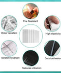 Heavy Duty Sound Deadener And Heat Shield Foam For Gmc Acadia And Hummer Ev Suv showcases features like fire resistance, elasticity, and vibration reduction.