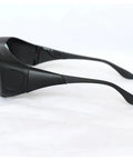 Side view of Heavy Duty Laser Safety Glasses Built Damn Tough With OD5 Plus Blockers protecting eyes from 980Nm to 2500Nm.