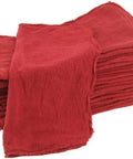 Red Shop Towels 14x15 Inches Heavy Duty Commercial Industrial Grade 1000 Count 100 Percent Cotton for Grease Oil Spills