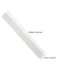 Bottom Mount Drawer Slides Set White Plastic 8 Pack With Ball Bearing Construction showing dimensions 10.38x1.18 inches